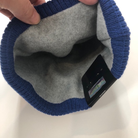 Cubs Knit Hat Pom Fleece Lined National League - Picture 5 of 6